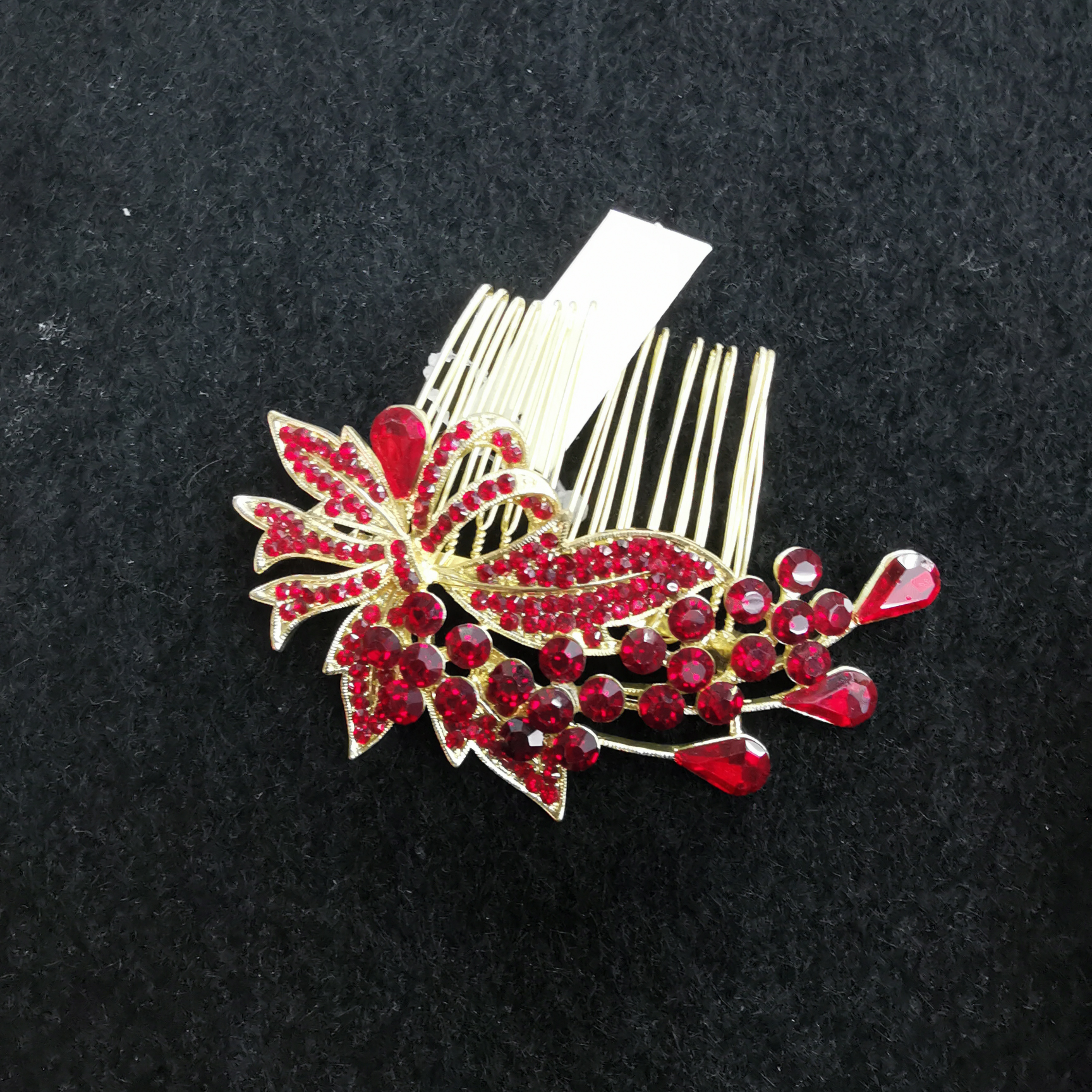 French hair comb comb bangs hair comb leaf hair pin women's hairpin top clip clip