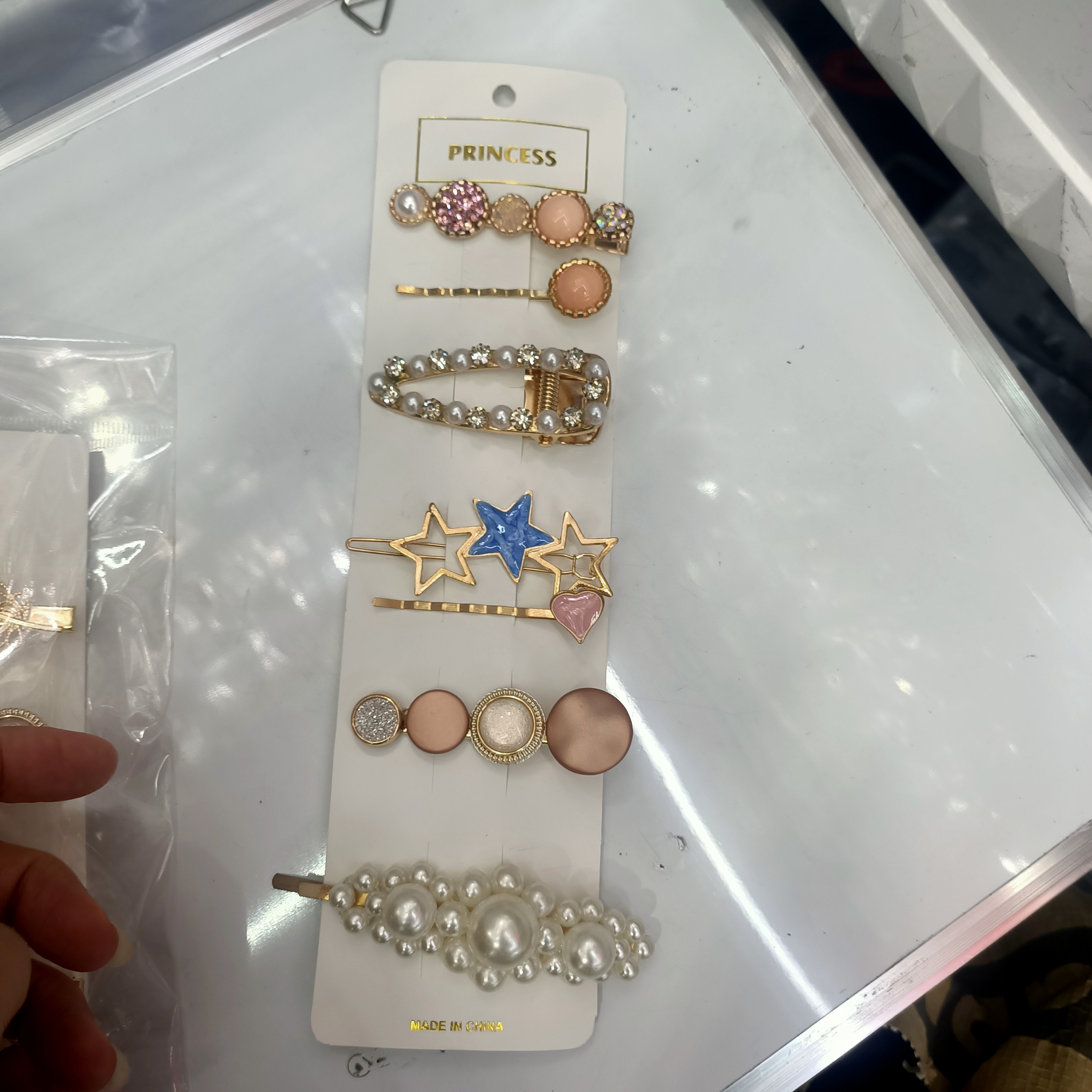 7 pieces set with 3 flowers thumbnail