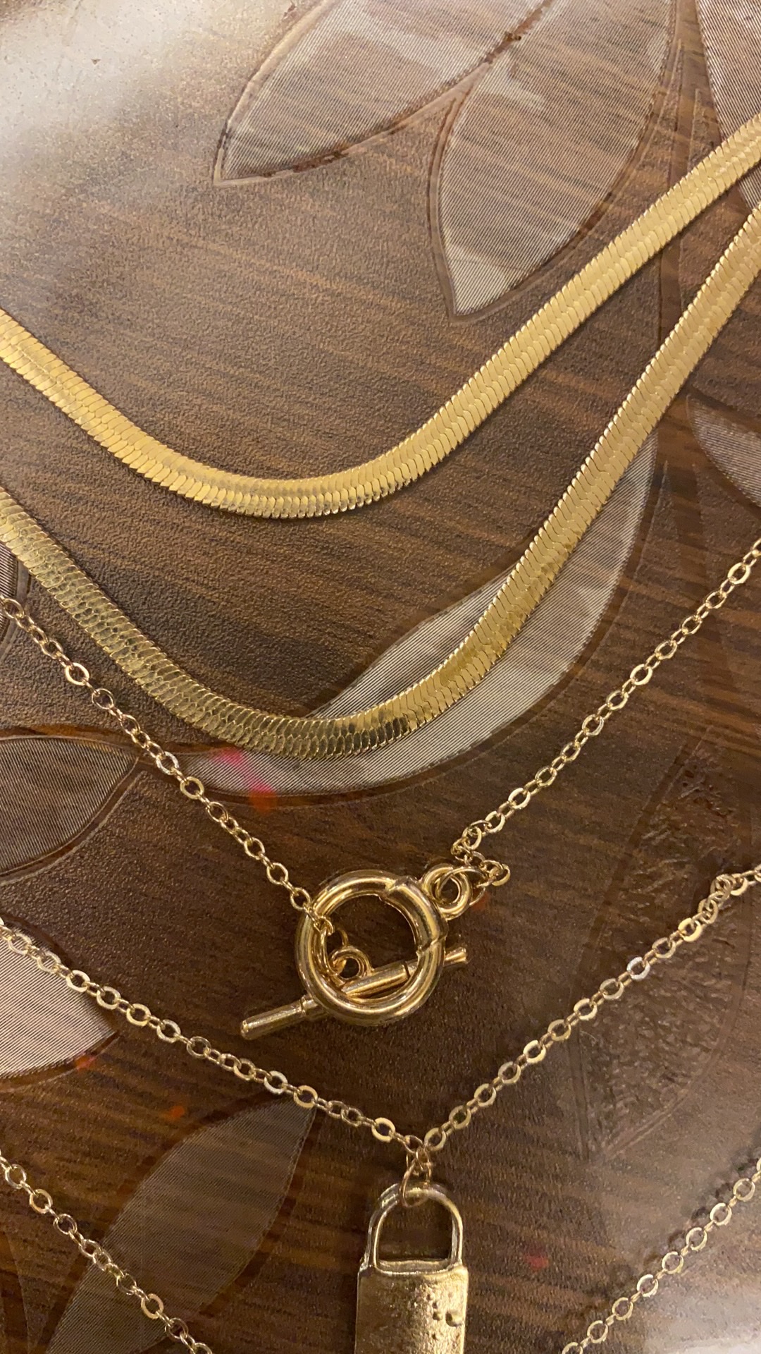 欧美月牙🌙三层项链详情图6