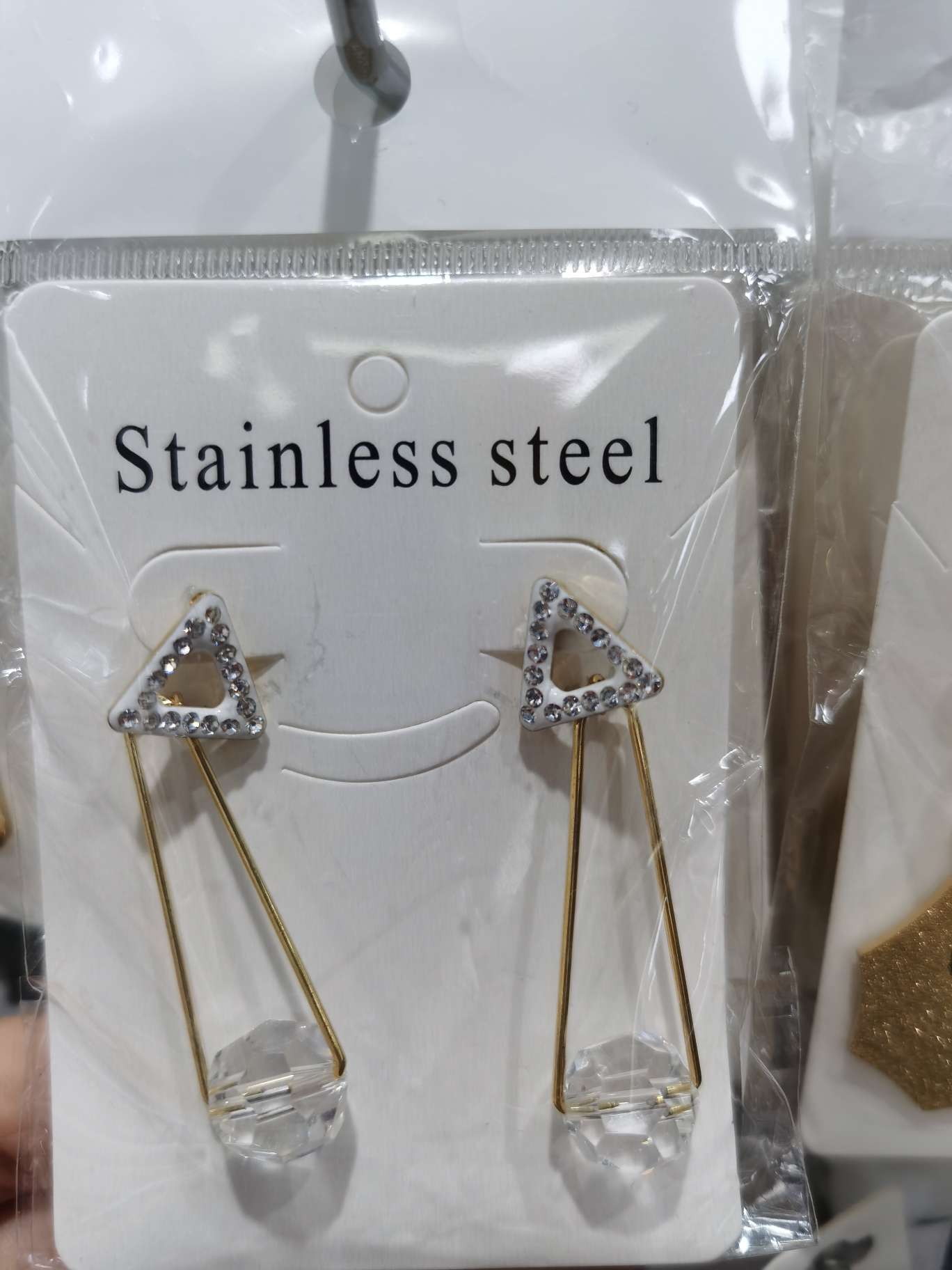 Titanium steel earrings 6 detail image 1