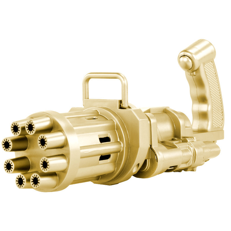 加特林泡泡机抖音同款网红儿童电动泡泡枪玩具多孔出泡地摊玩具详情图3