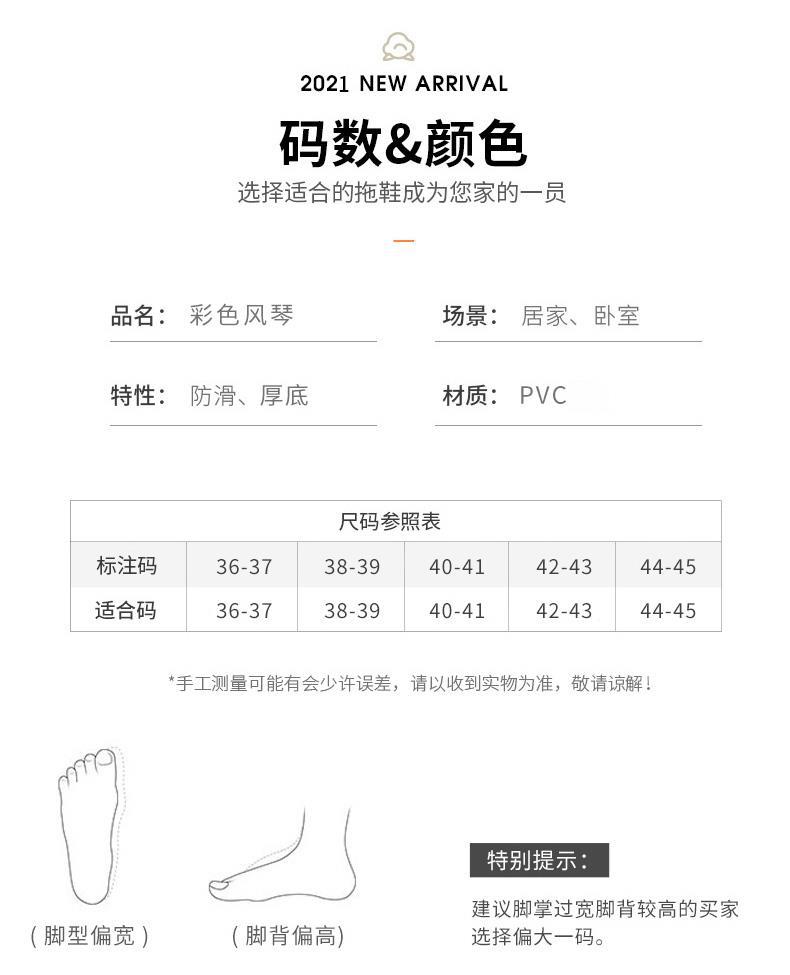 2021新款一字条纹男女家居休闲清情侣拖鞋室内外沙滩简约防滑拖鞋详情图4