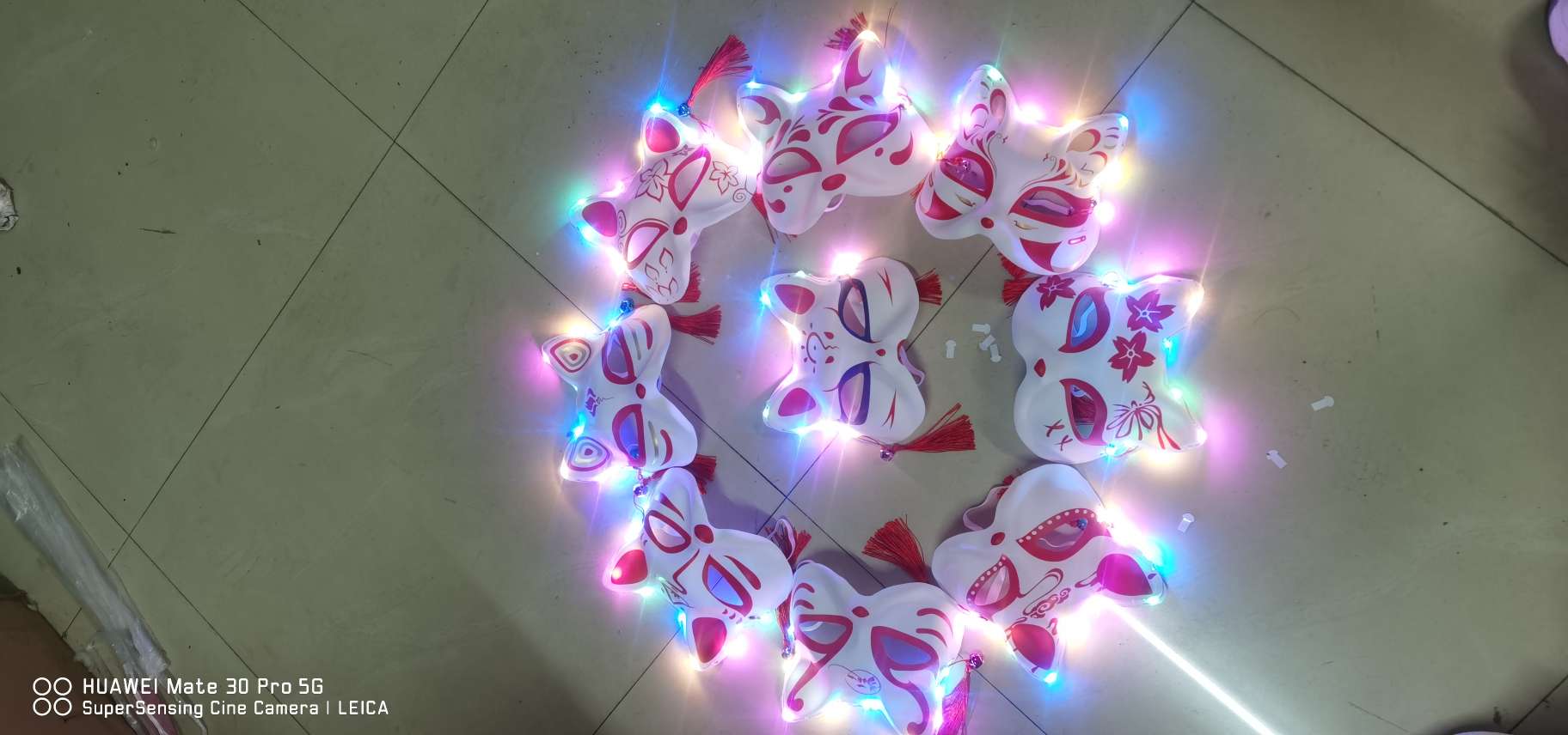 发光头箍实物图