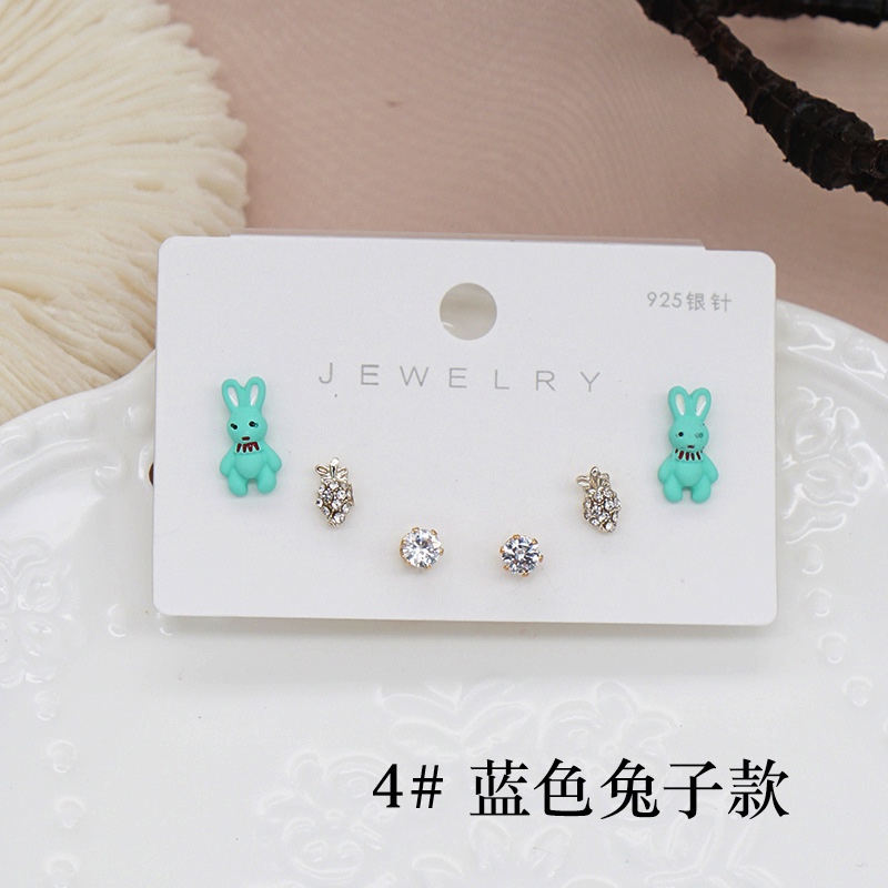 银针小兔子耳钉