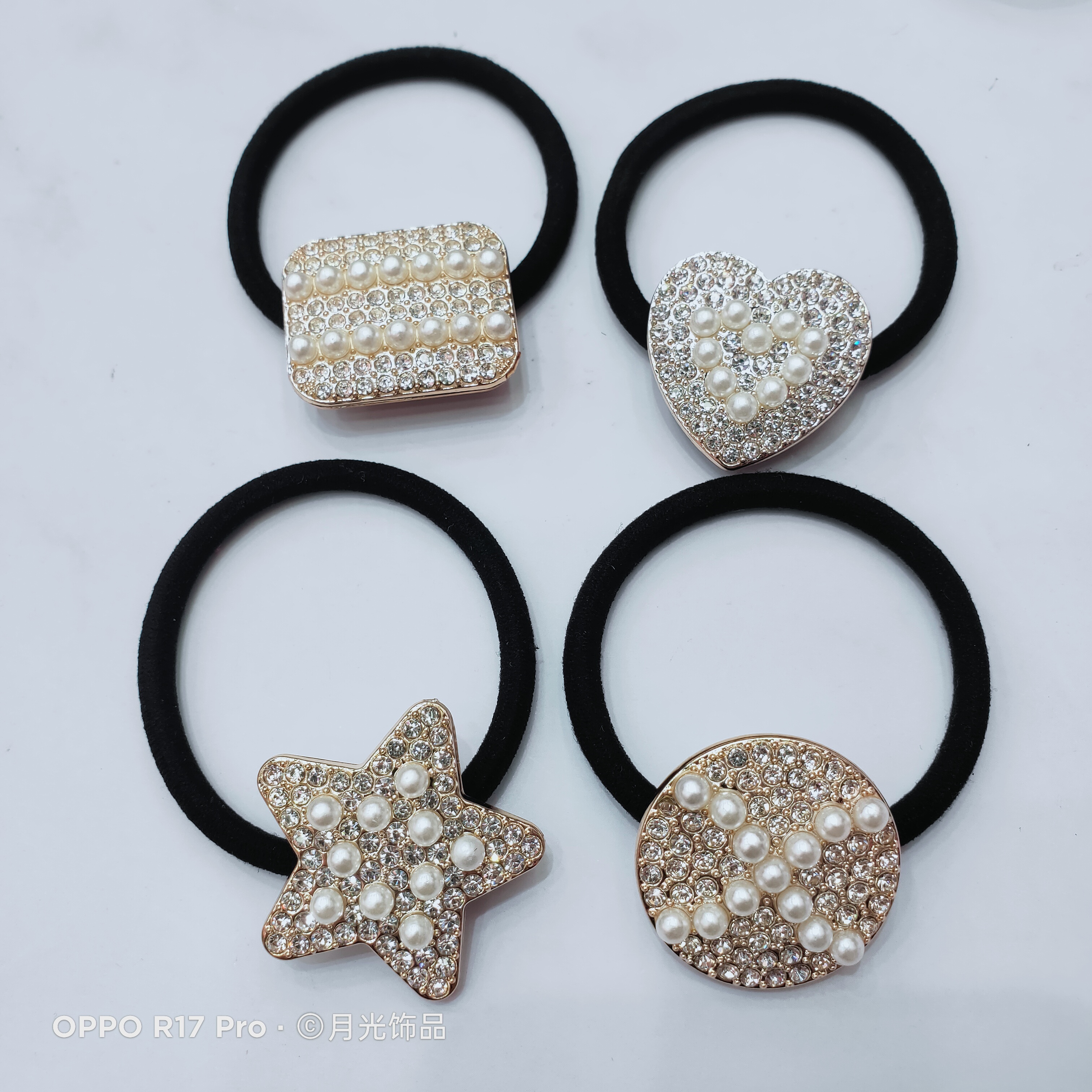 Korean version of popular fashion 006 hair tie and hair band leather case