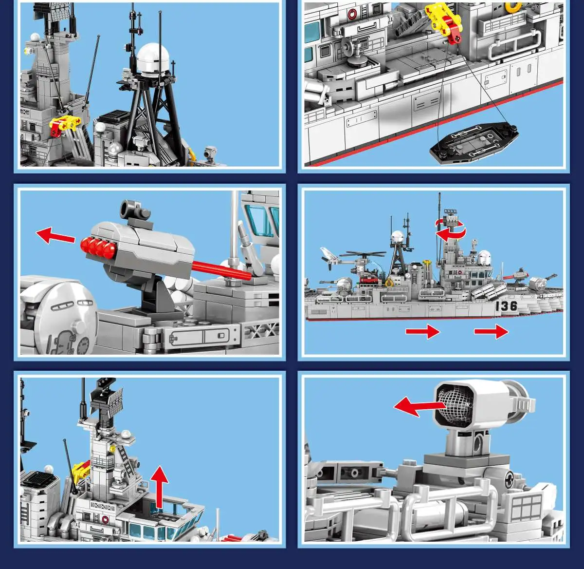 Senbao Type 956 destroyer detail image 2