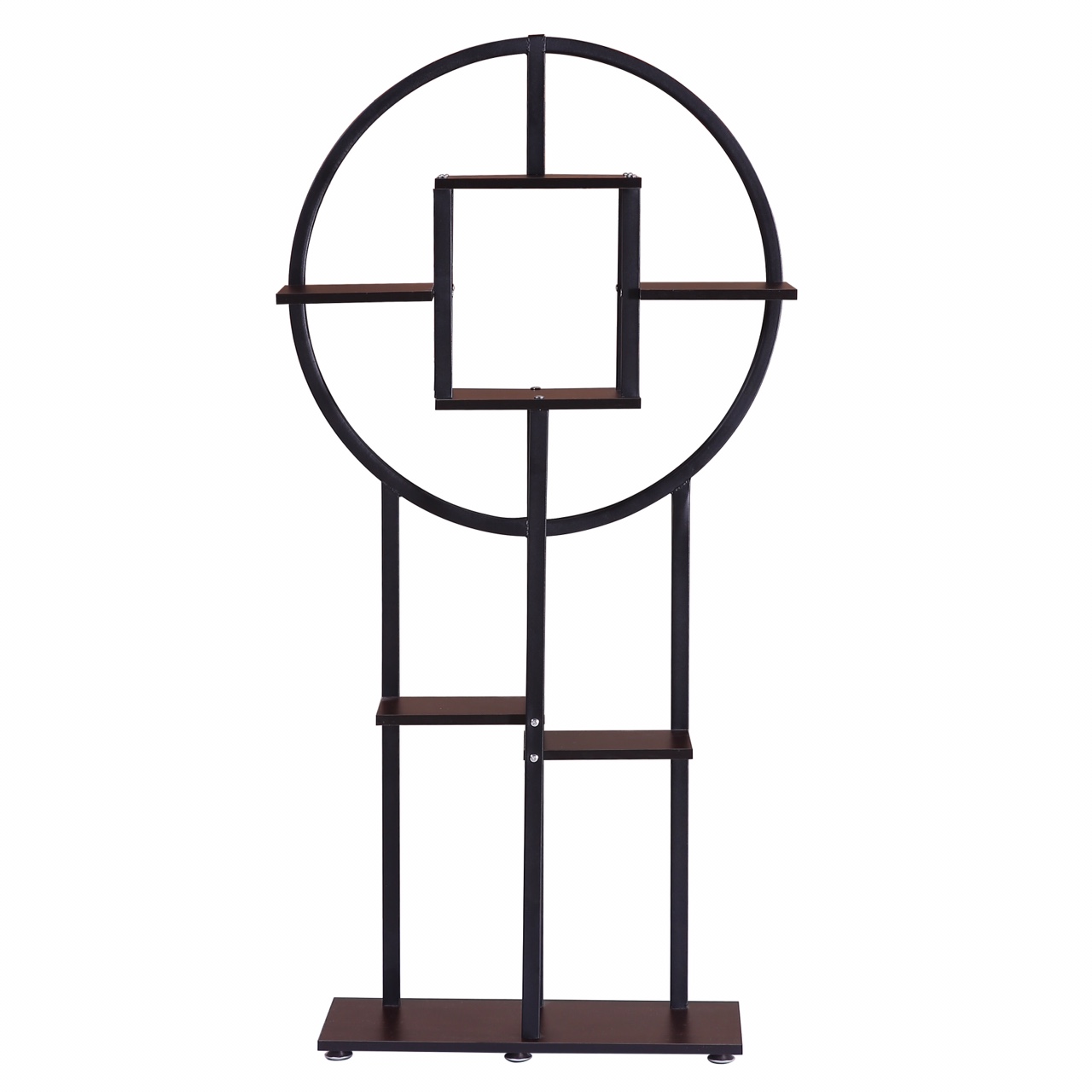 钢木铜钱铁艺花架