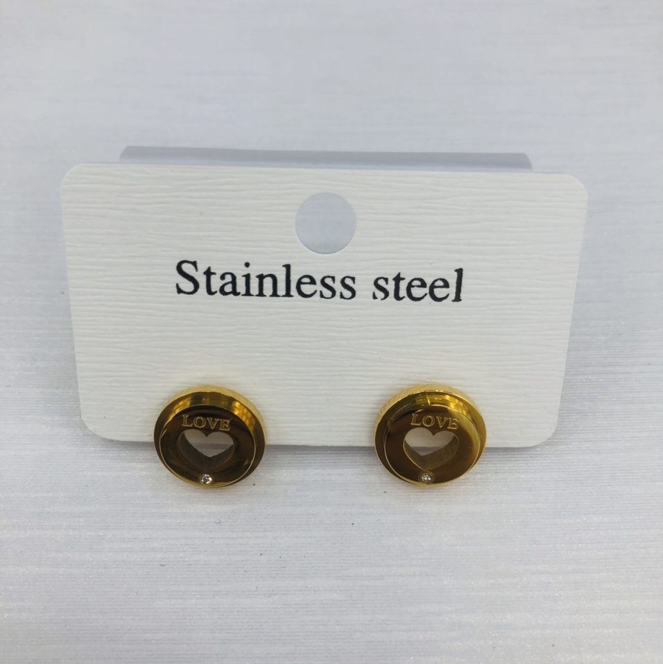 Small and exquisite stainless steel girls' earrings 7
