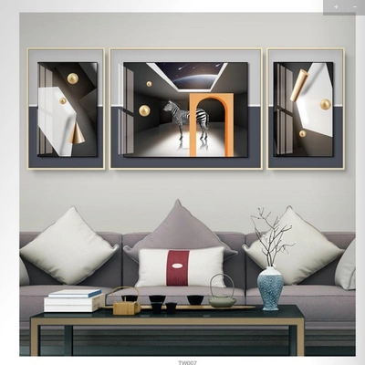 Decorative Painting Crystal Porcelain Painting