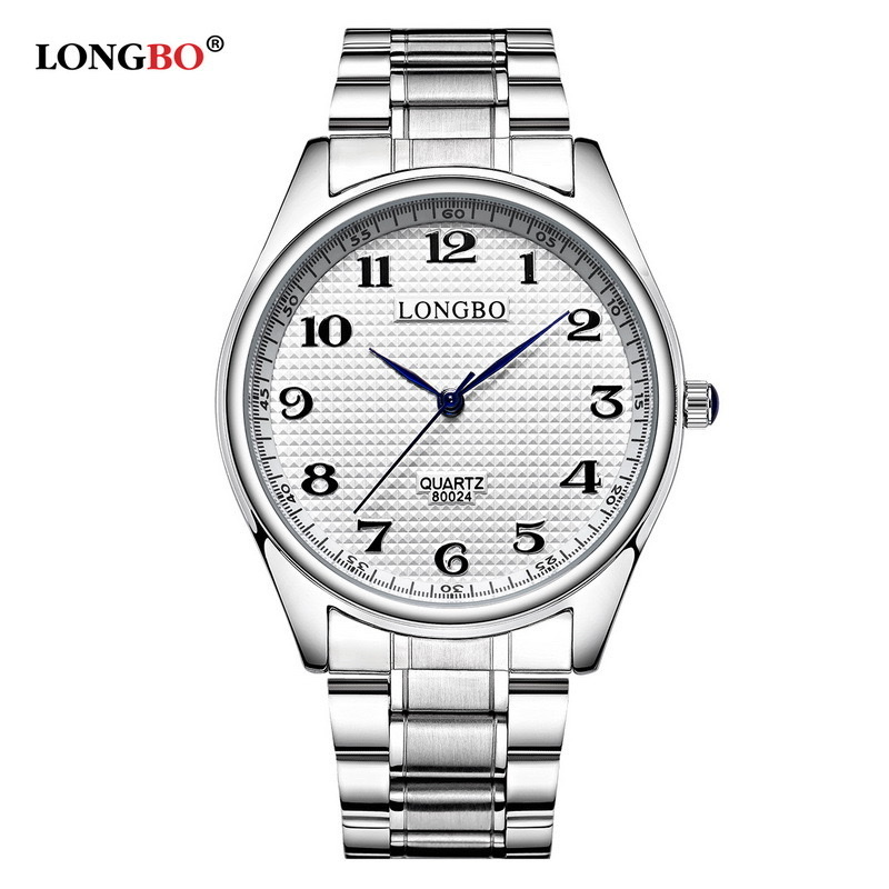 LONGBO龙波品牌情侣手表简约防水数字面石英表详情图1