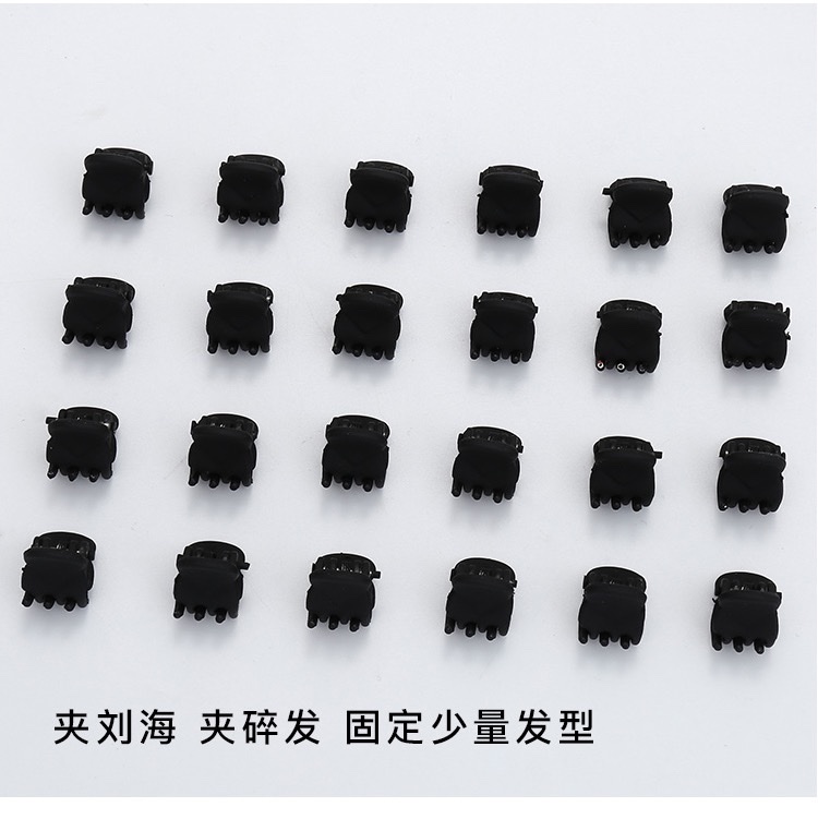 Zhou Yangqing's same style bangs hair clip headwear, high-end black clip, small hair accessory, side hair clamp, top of the head, women's summer detail image 8