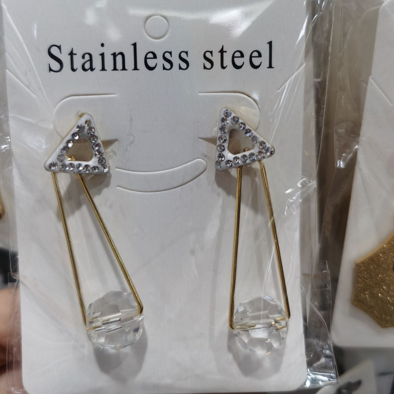 Titanium steel earrings 6