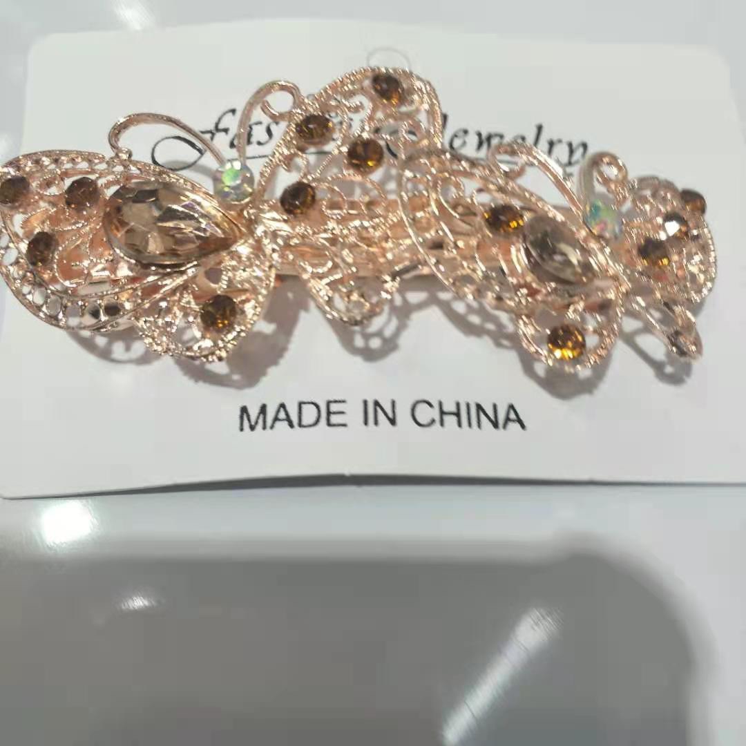 Alloy spring clip silver 51 thumbnail