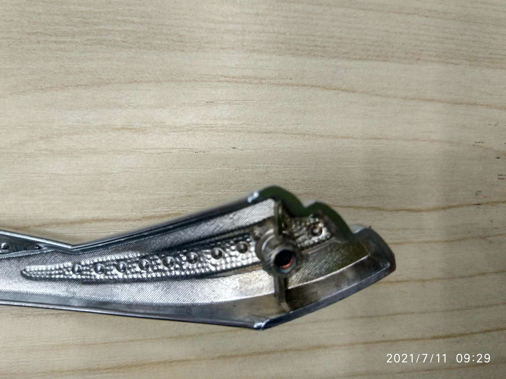 Simple furniture handle with zinc alloy and false drill, 224MM Specification image