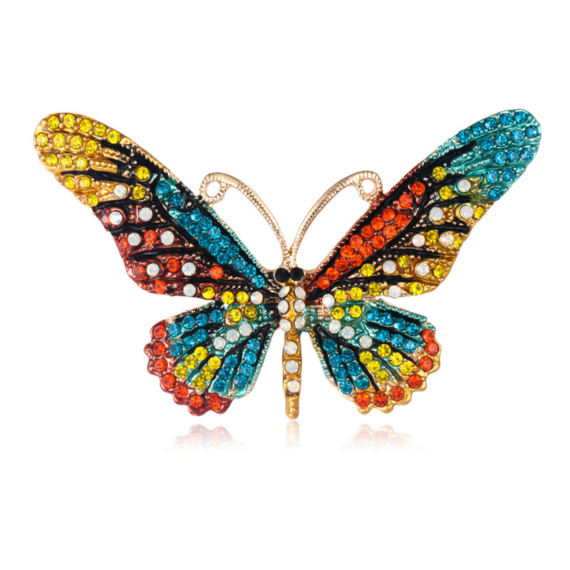 Customized fashion butterfly brooches, Korean animal corsages, clothing accessories and pins wholesale Specification image