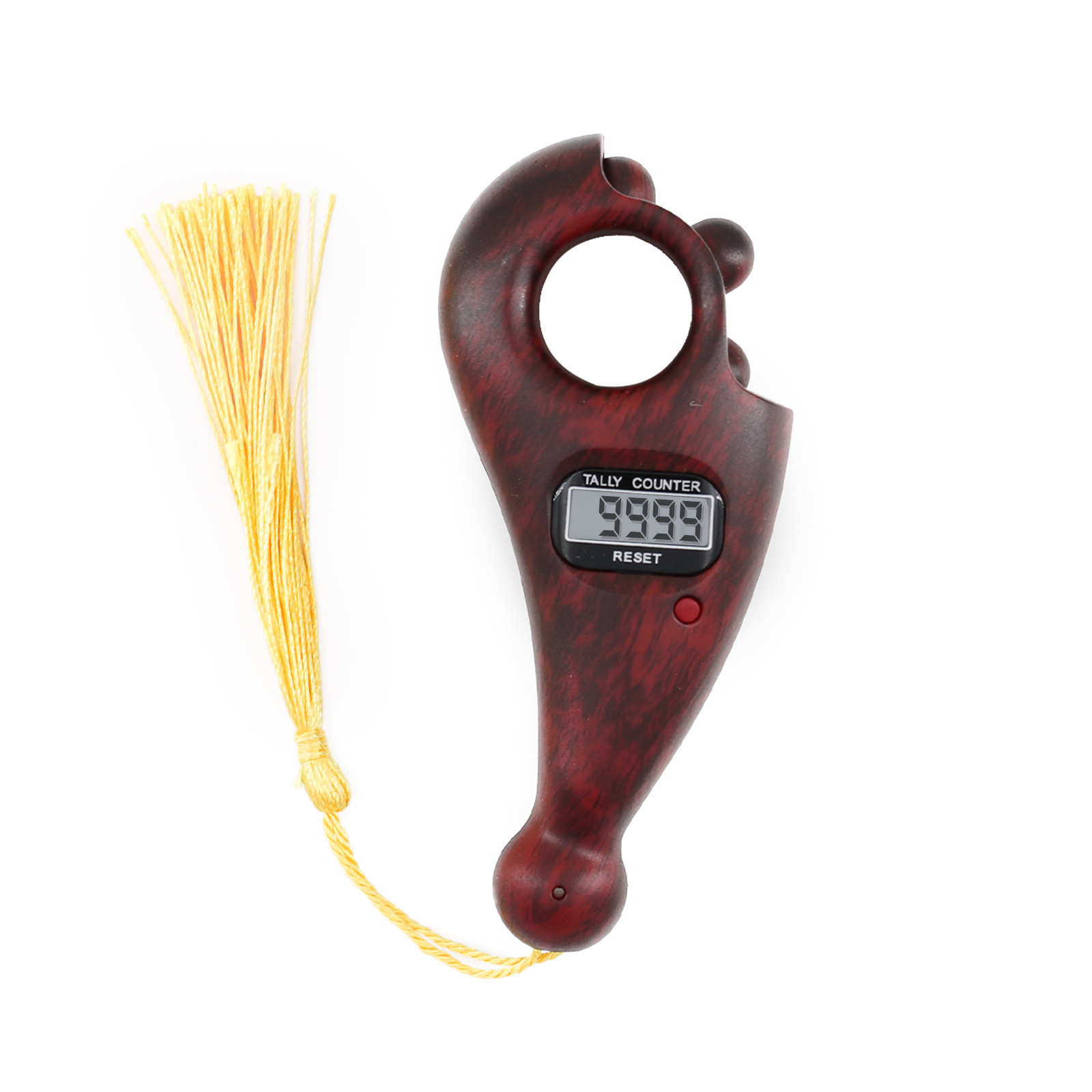 Buddhist articles Wood grain manual electronic counter Tibetan spray paint chanting counter Chanting manual bead chanting counter Item Picture