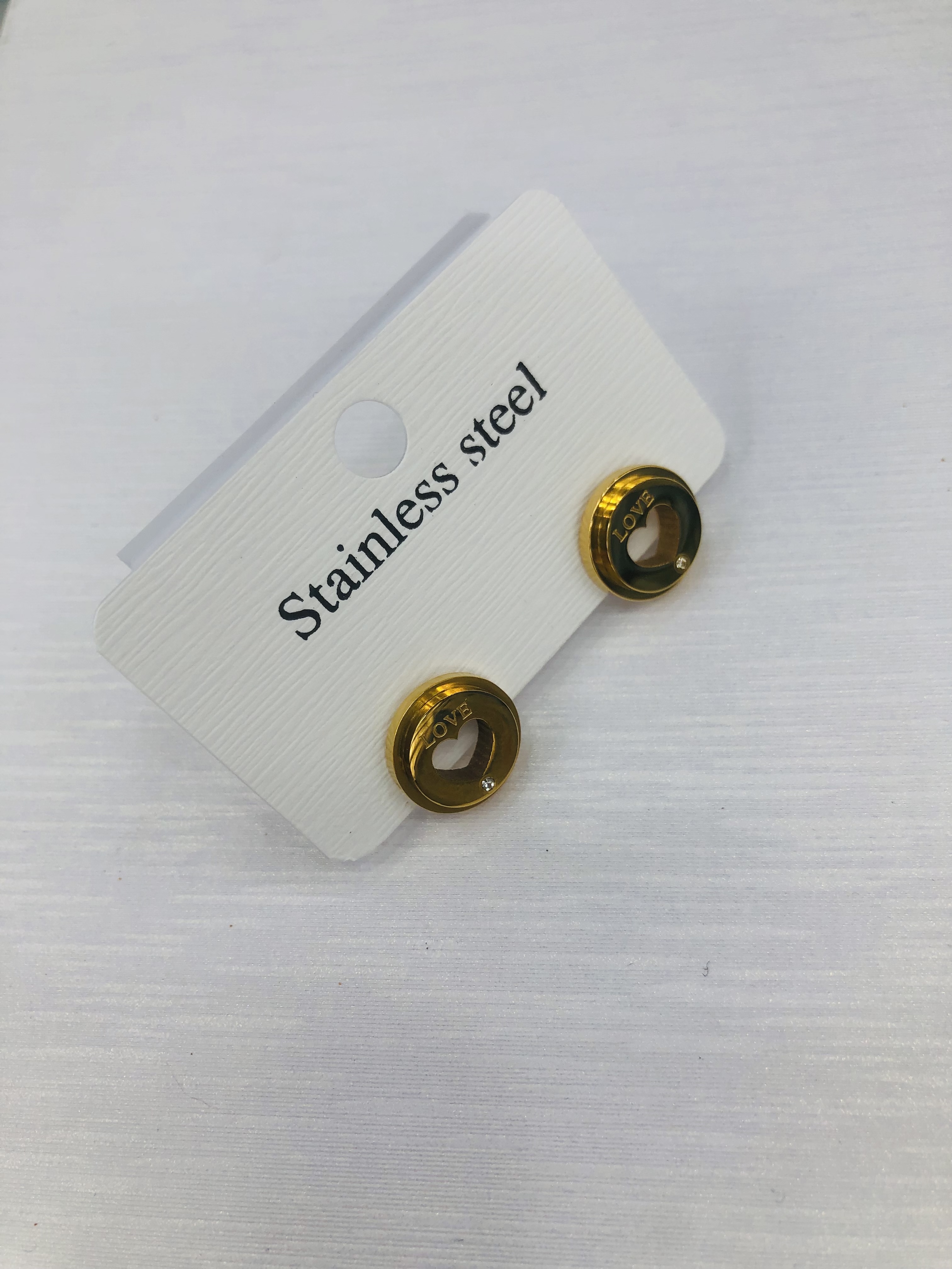 Small and exquisite stainless steel girls' earrings 7 detail image 3