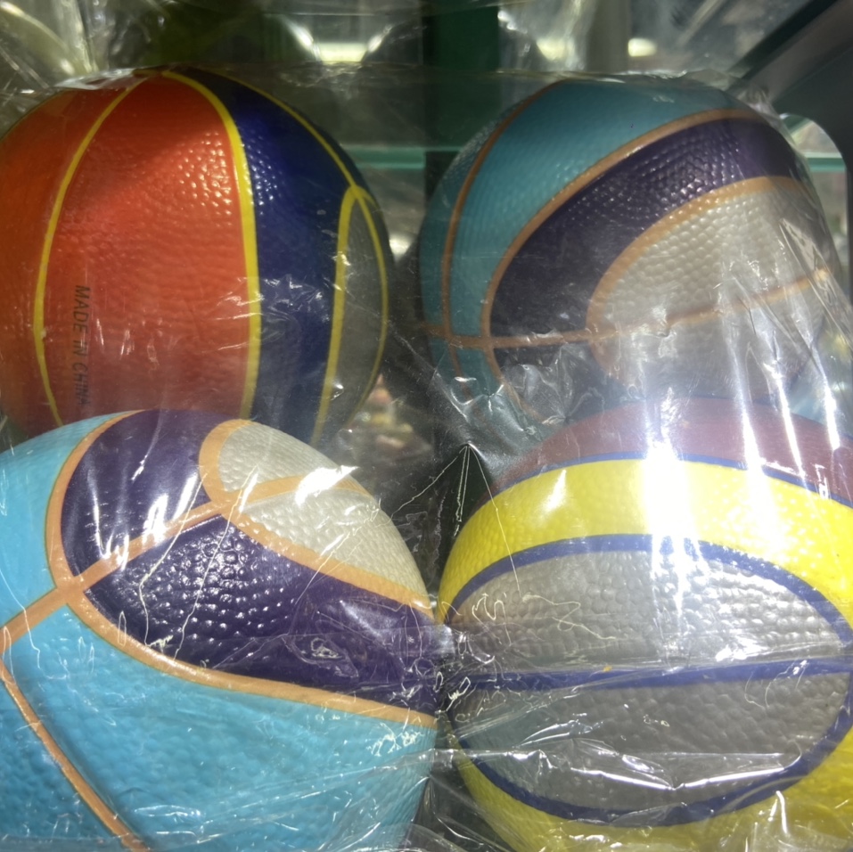 Factory direct sales of 15 cm beach flower basketballs, colorful basketballs, toys for girls and boys, sponge balls, foam balls, children's toys. 4/opp