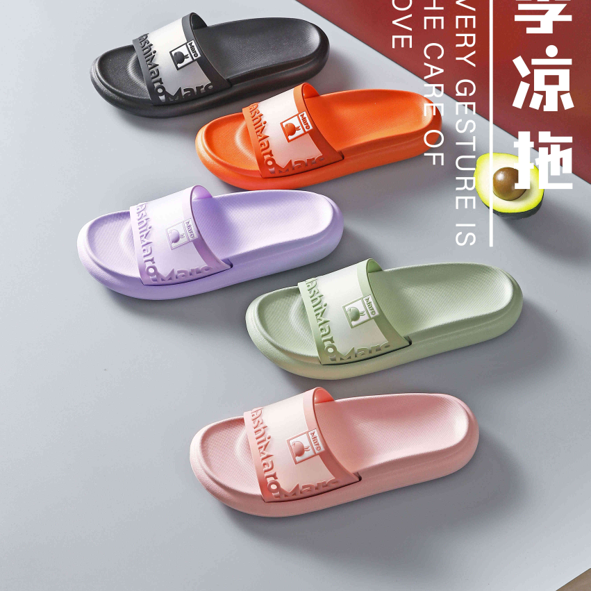 Rogue rabbit rubber plastic thick soled female slippers