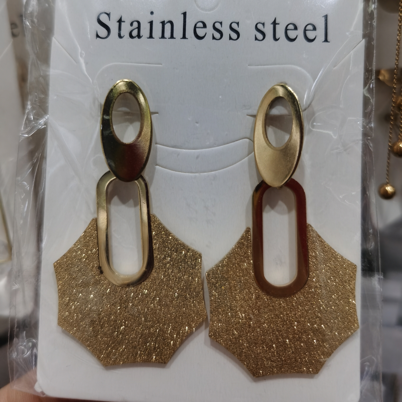 Titanium steel earrings 7