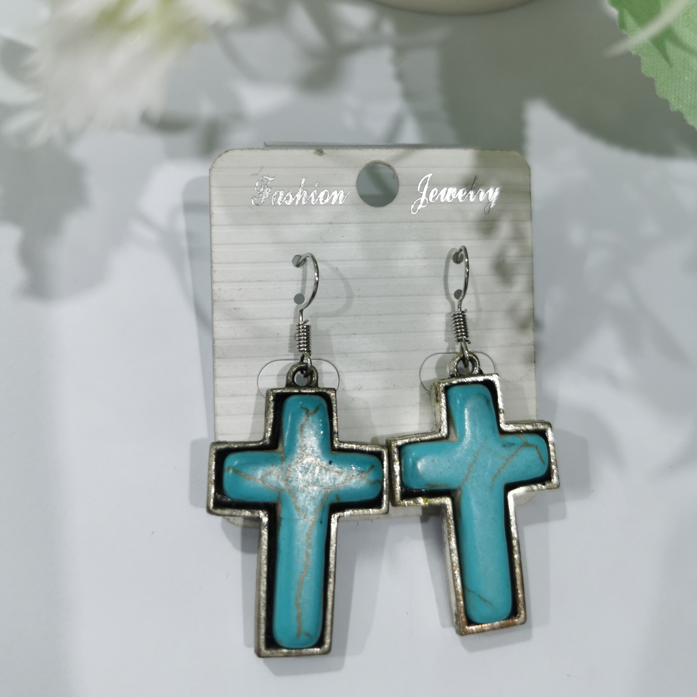 Cross earrings