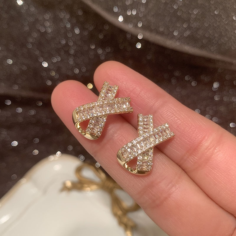 耳环女夏新款ins潮小众设计感耳钉时尚简约耳饰详情图3