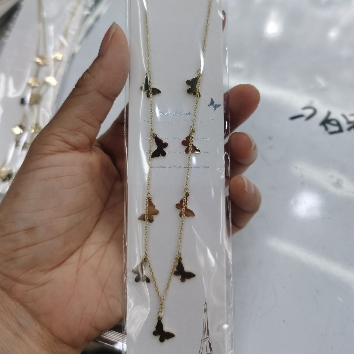 Titanium steel Internet celebrity Bestseller Necklace 4