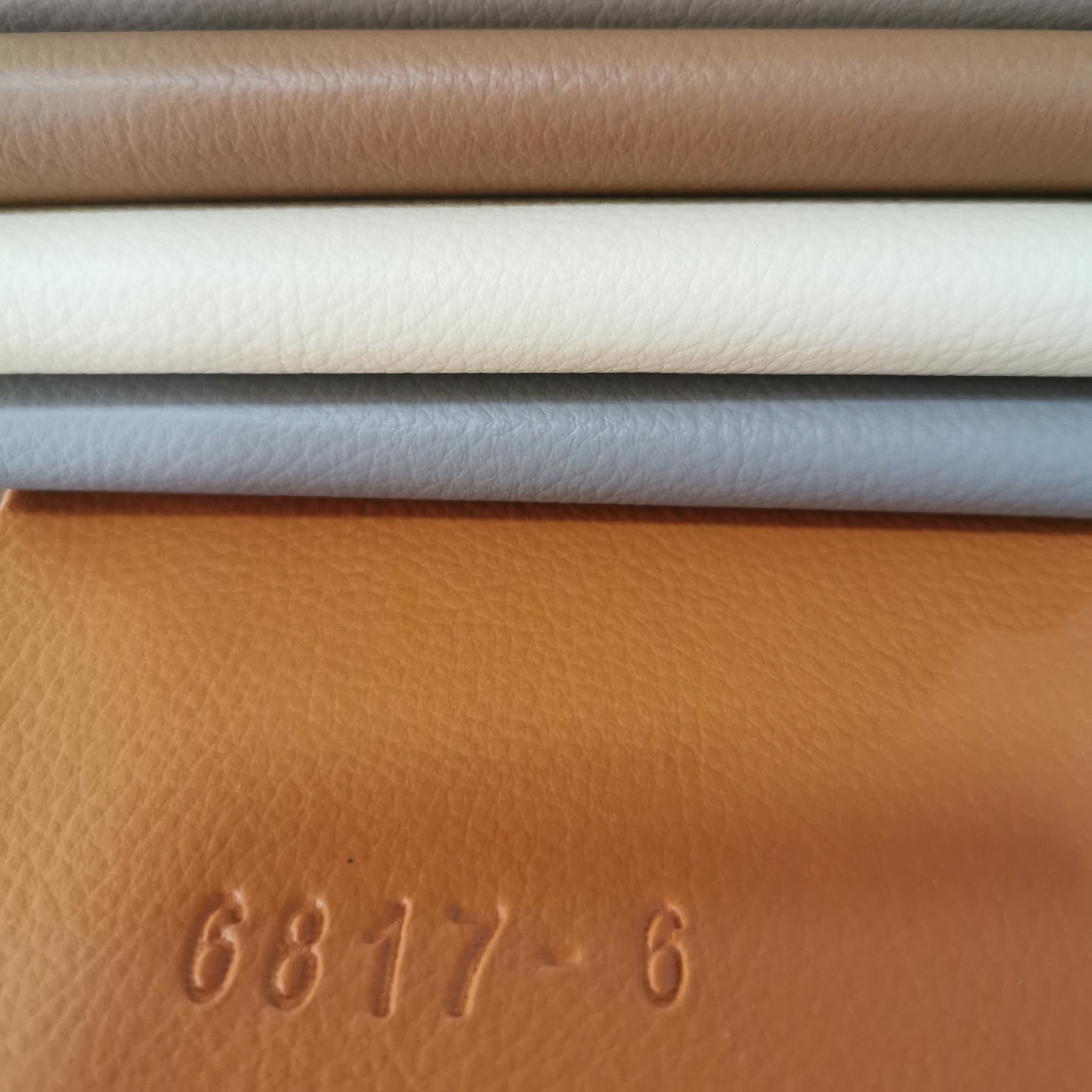 Decorative leather with lychee pattern 6817