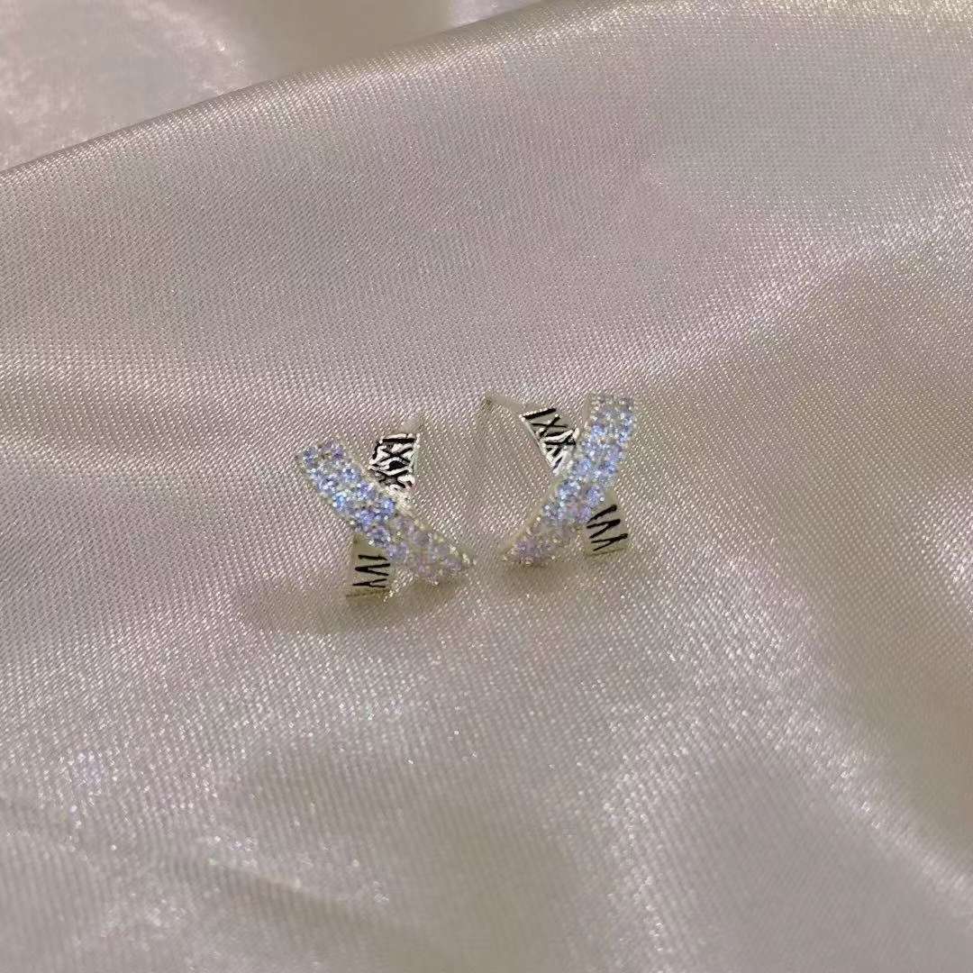Women's summer new trendy Korean-style earrings, unique stud earrings, high-end and light luxury detail image 1