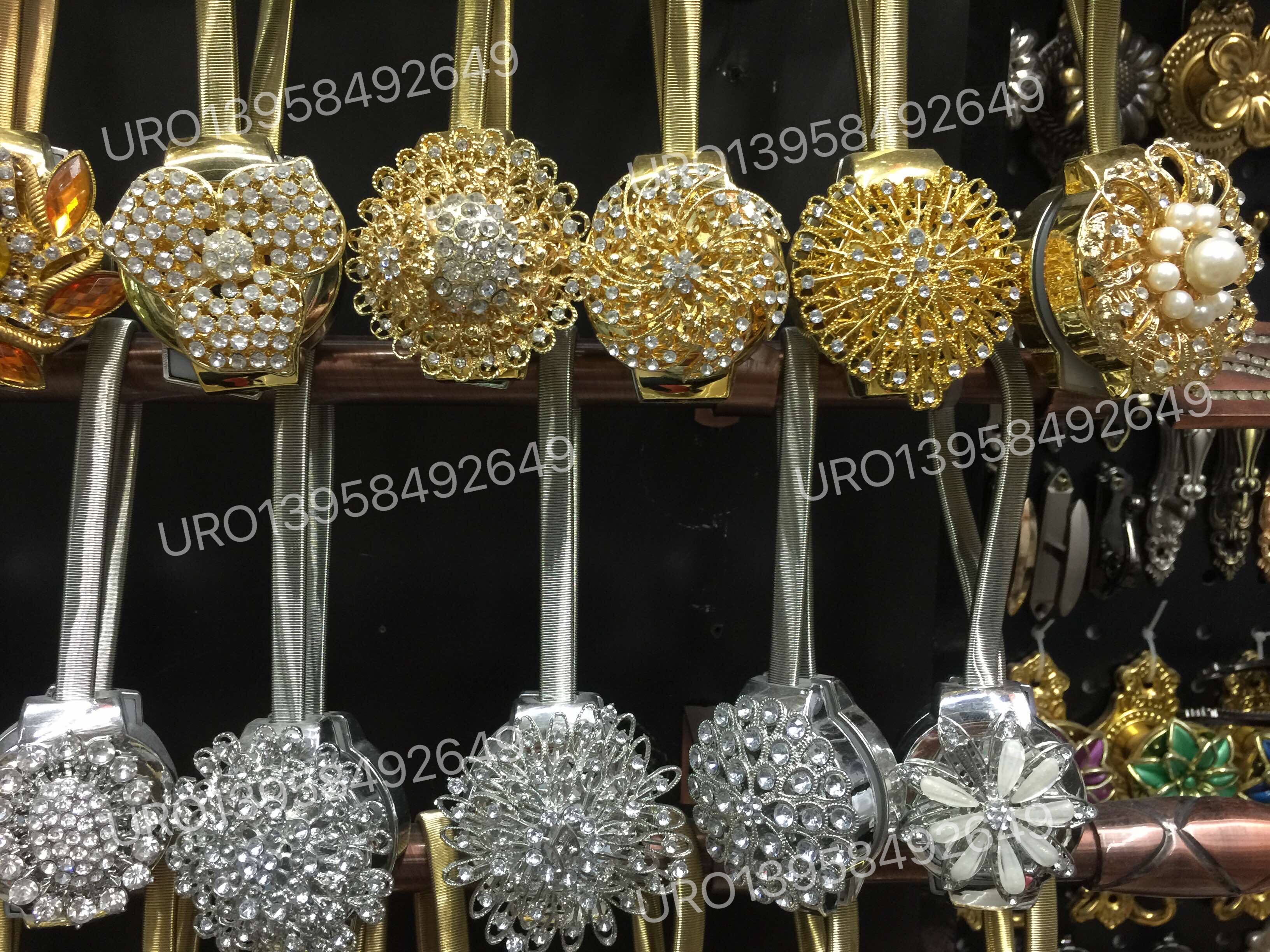 أزهار معدنية من ستائر مغنطيسية مزخرفة بشباك خيط detail image 12
