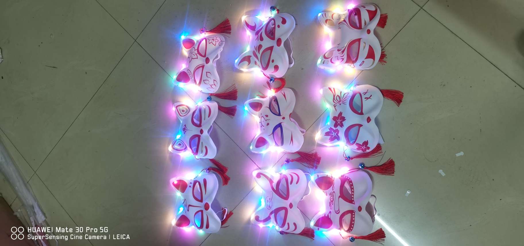 发光猫面具产品图