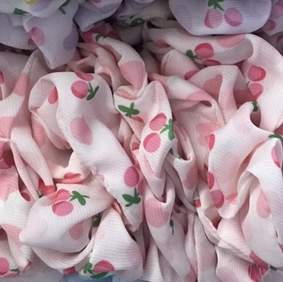 Pink cherry hair band