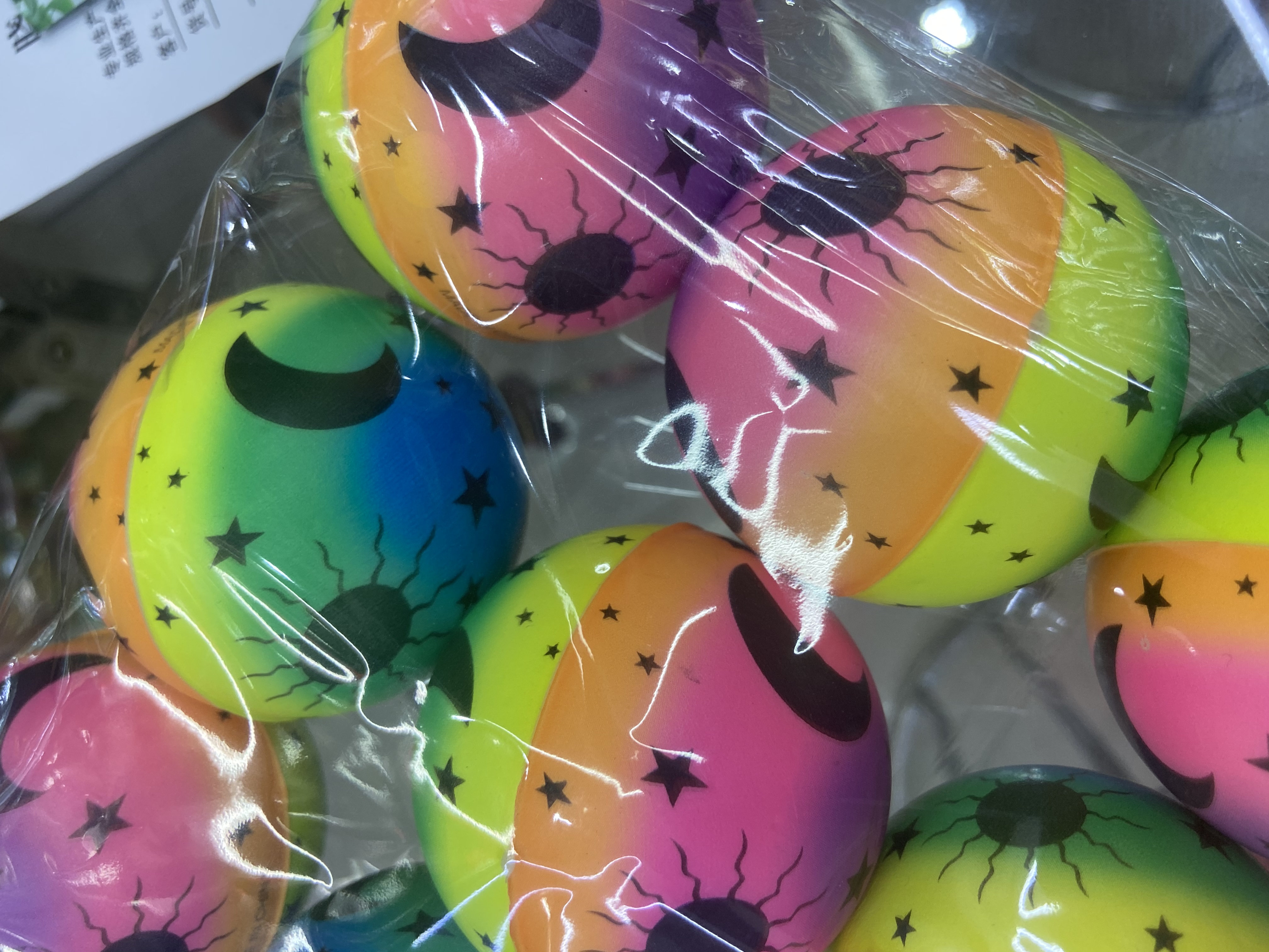 Factory direct sales: 6.3 cm beach flower basketball, girls' and boys' toys, sponge balls, foam balls, children's toys. 12/opp detail image 4