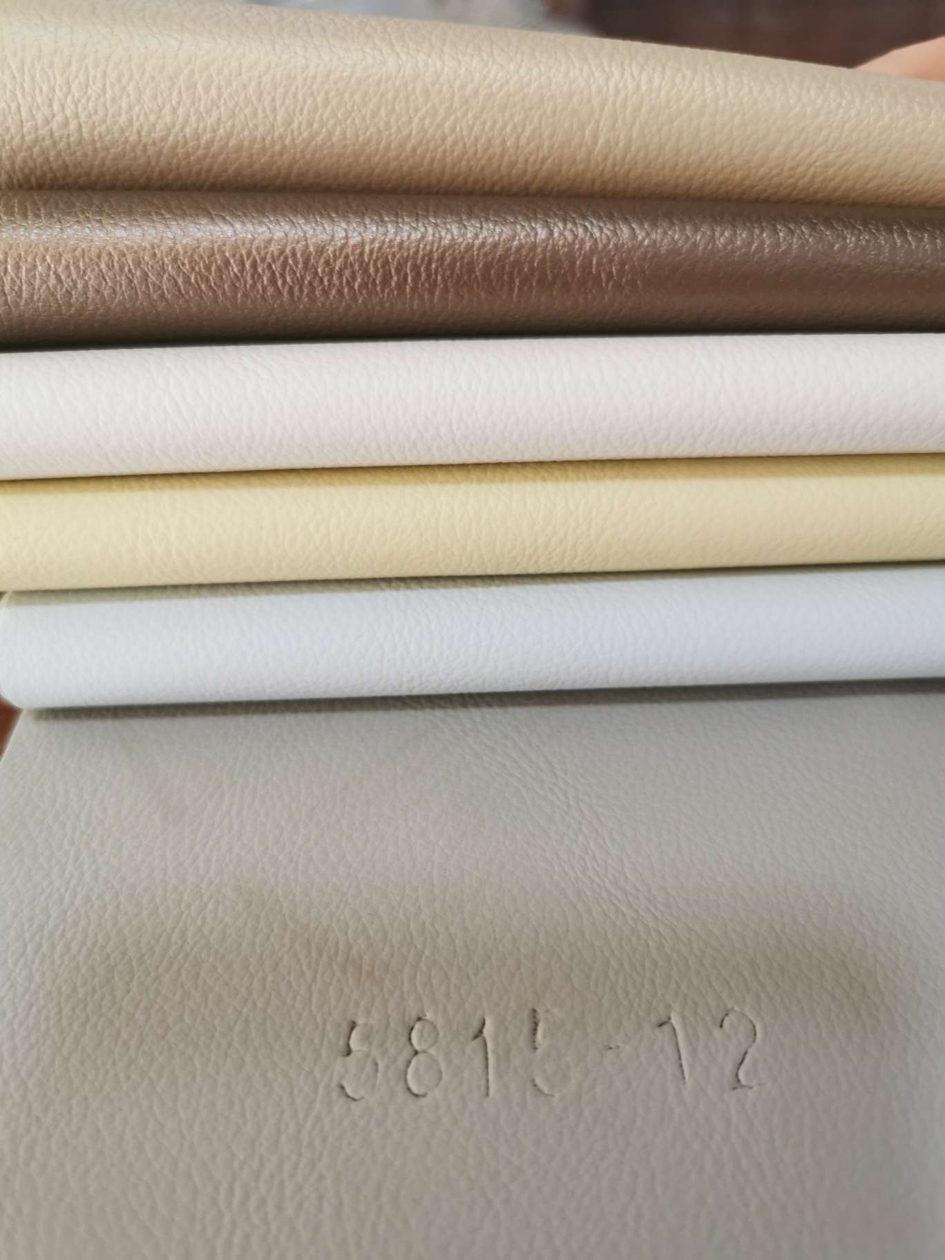 Decorative leather 5815 pattern factory direct sales leather details Picture