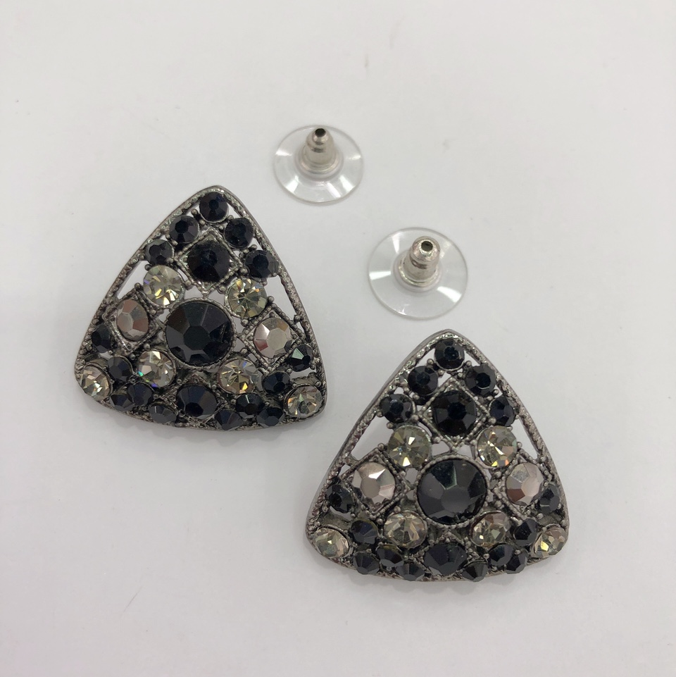 Flash diamond exaggerated new temperament personality atmosphere elegant socialite earrings thumbnail