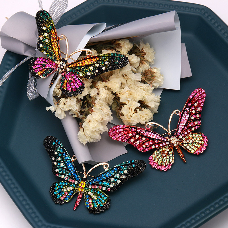 Customized fashion butterfly brooches, Korean animal corsages, clothing accessories and pins wholesale Item Picture