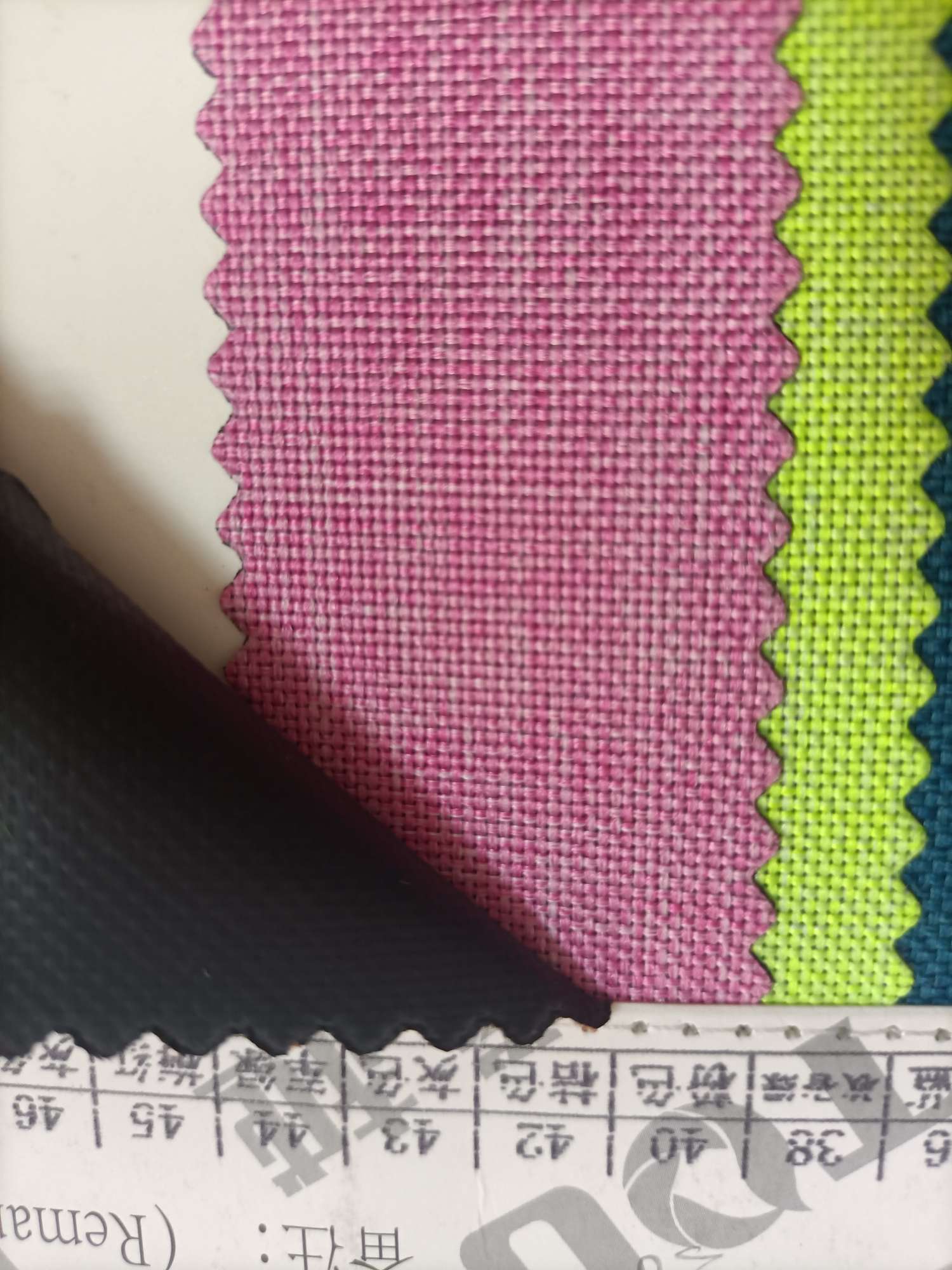 TY--031 600D Matte Fabric A version PVC Glossy texture 40# pink, factory direct Sale Bestseller details Picture