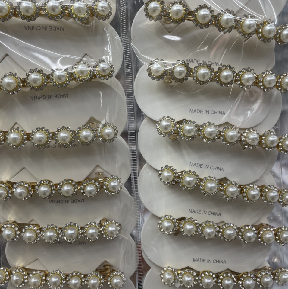 White pearl drill clamp
