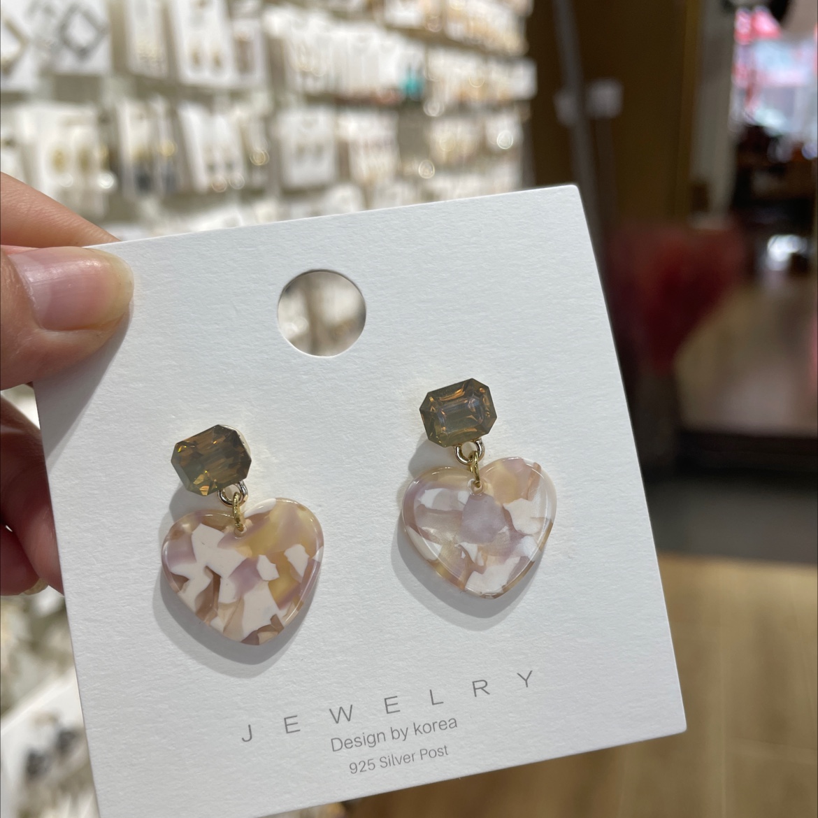 羽蝶新款简约爱心款