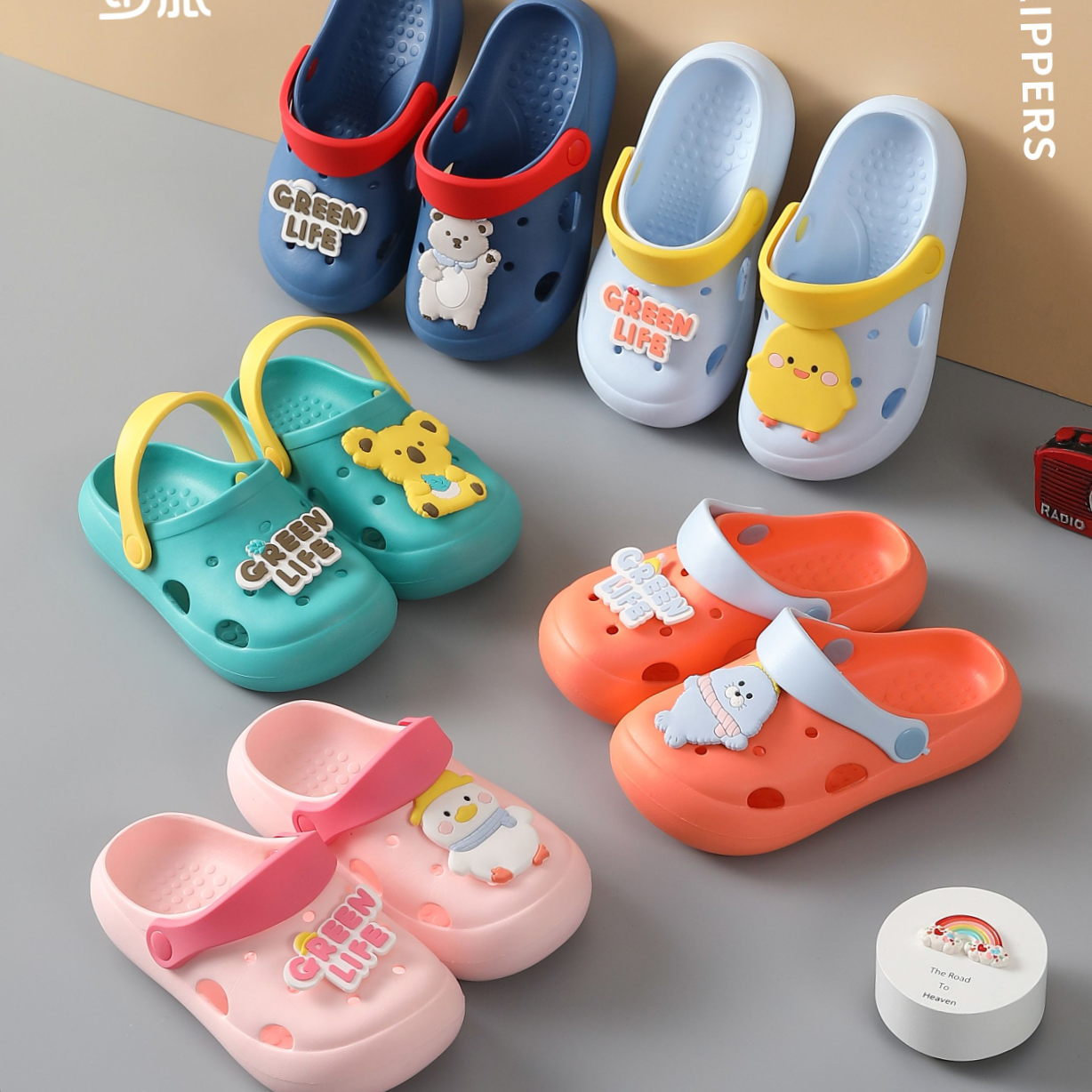 Rubber and plastic Crocs 6103