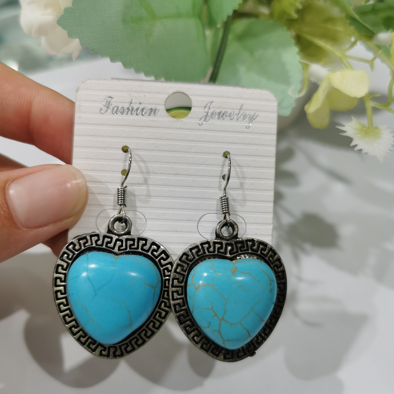 Turquoise earrings for love