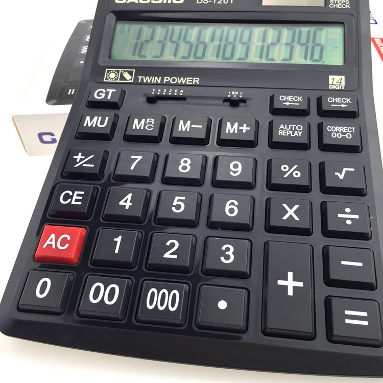 厂家供应 大屏幕大按键桌面GAOSIIO  实用计算器 DS- 120T 14位数字显示计算器详情图2