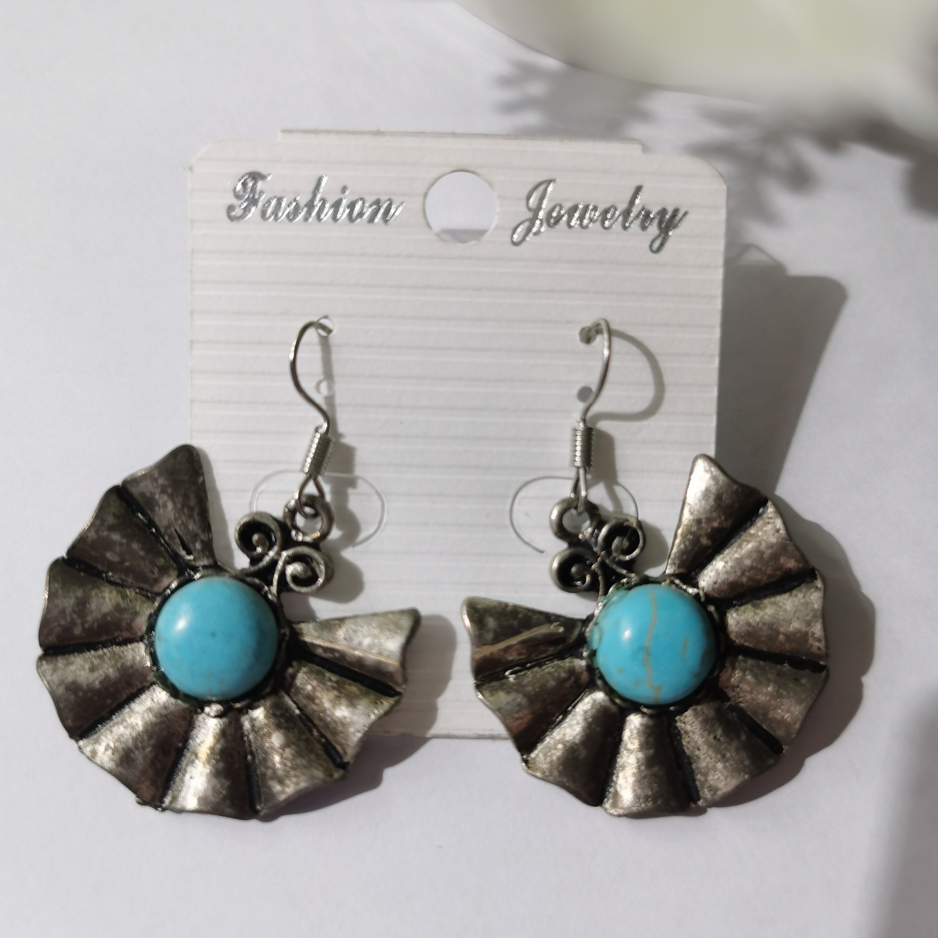 Wear some really cool personality turquoise earrings