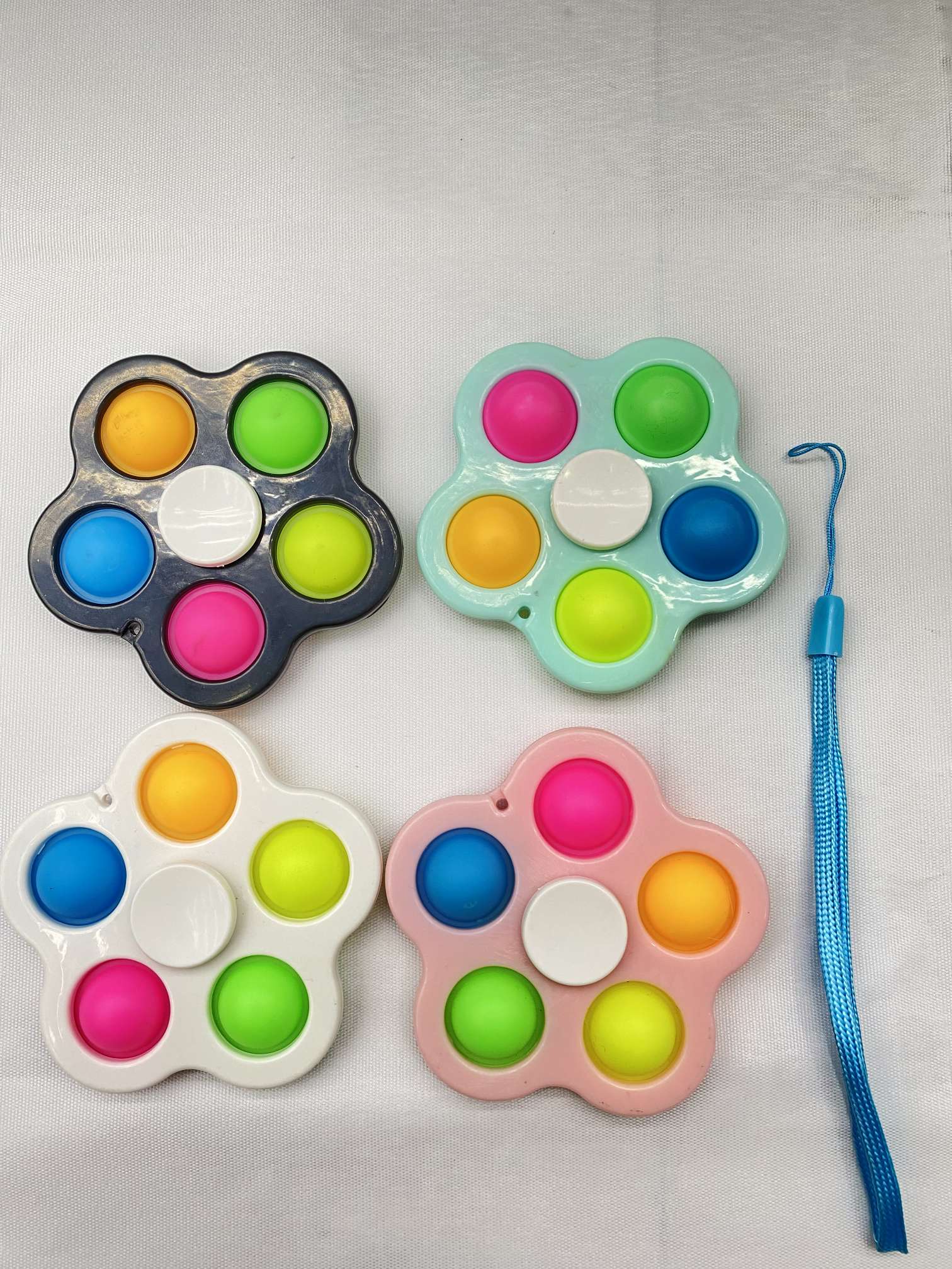 5-hole bubble gyro fingertip gyro factory direct sales, bright and beautiful colors details Picture