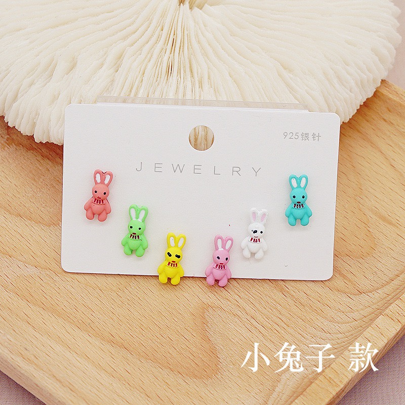 小兔子耳钉