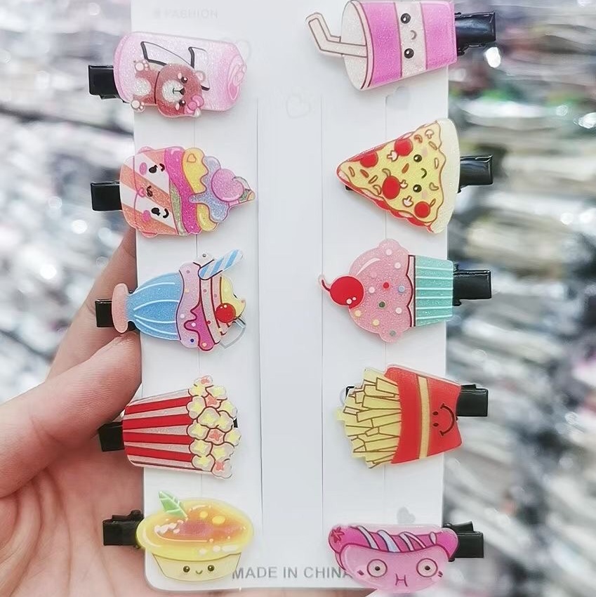 卡通亚克力发夹