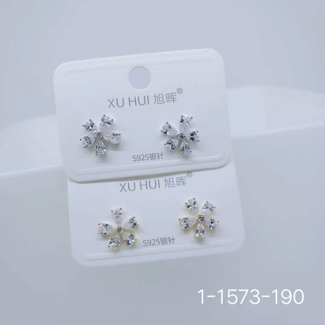Zircon sparkle earrings