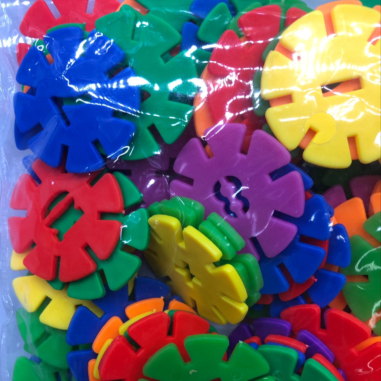 Jinpeng Toys Children's Educational Digital Snowflake Building Block Toy 98844 detail image 2