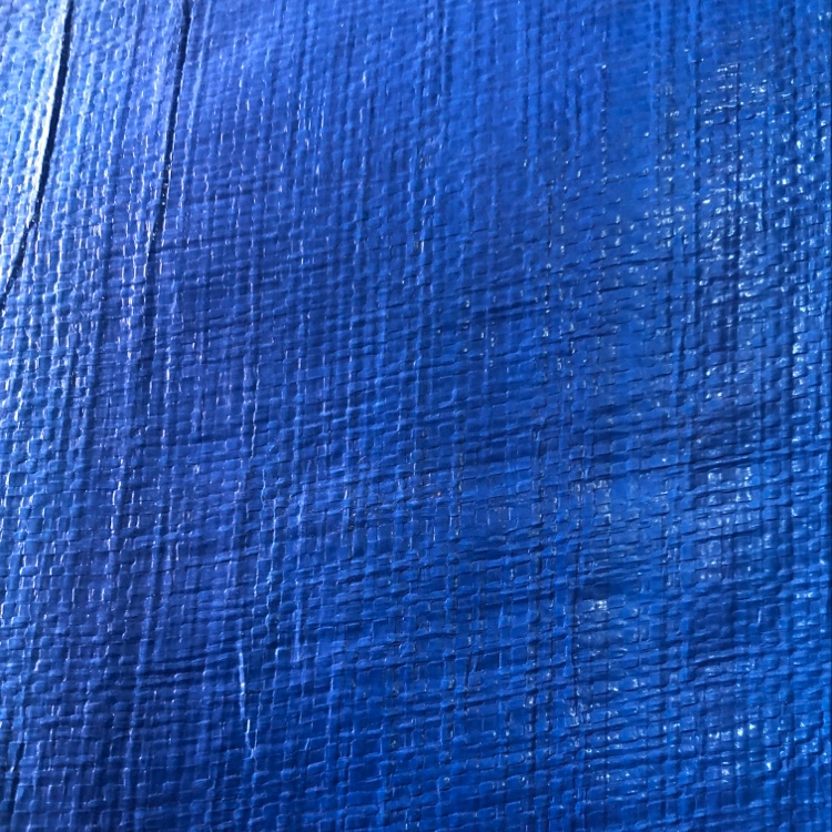 Dark blue laminated fabric