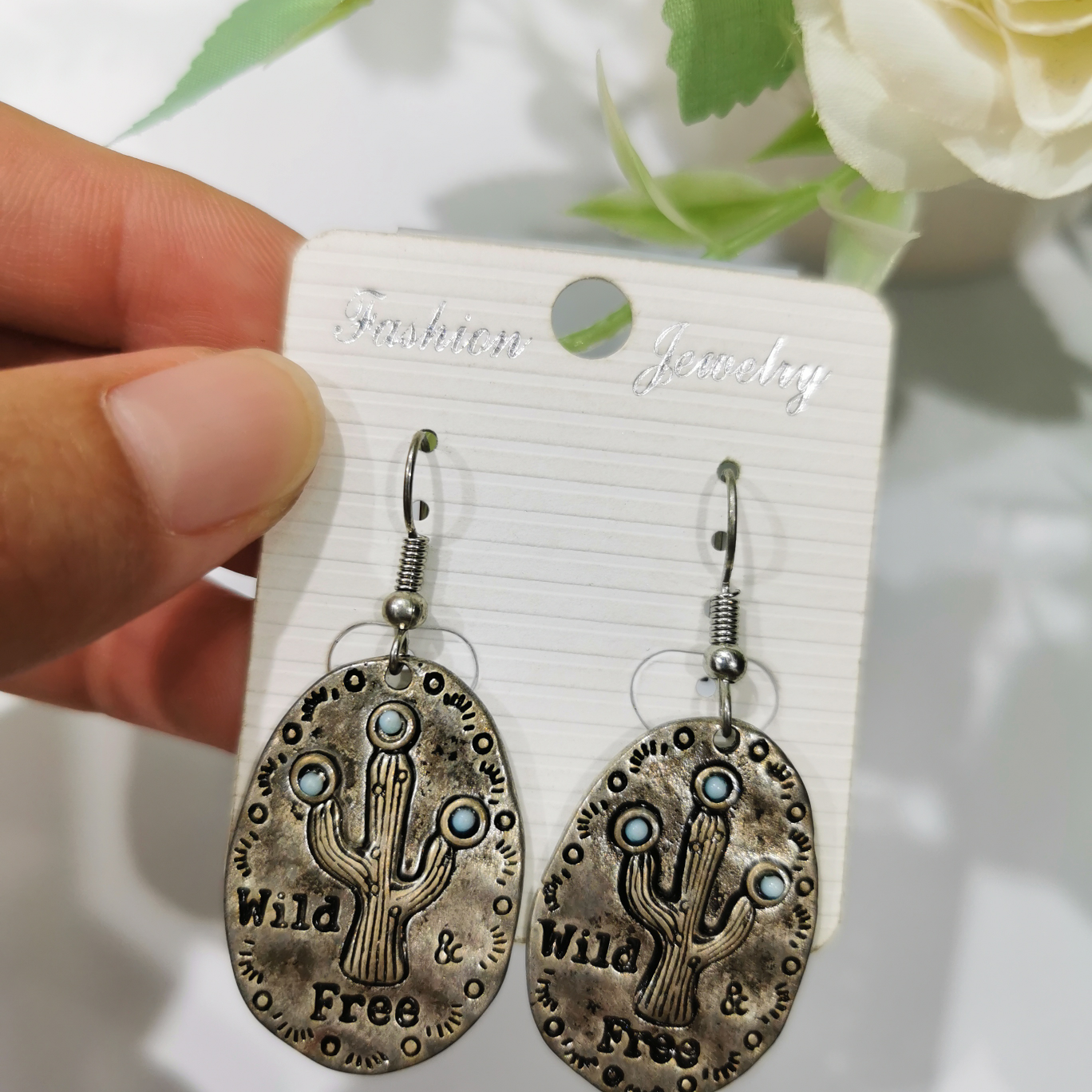 Cactus earrings